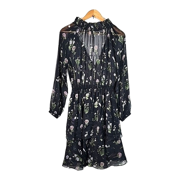 NA-KD sheer high neck floral dress size XS - Picture 9 of 9